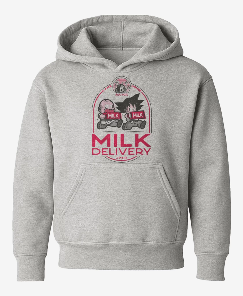 Poleron de niño Gris Melange de Delivery Lechero