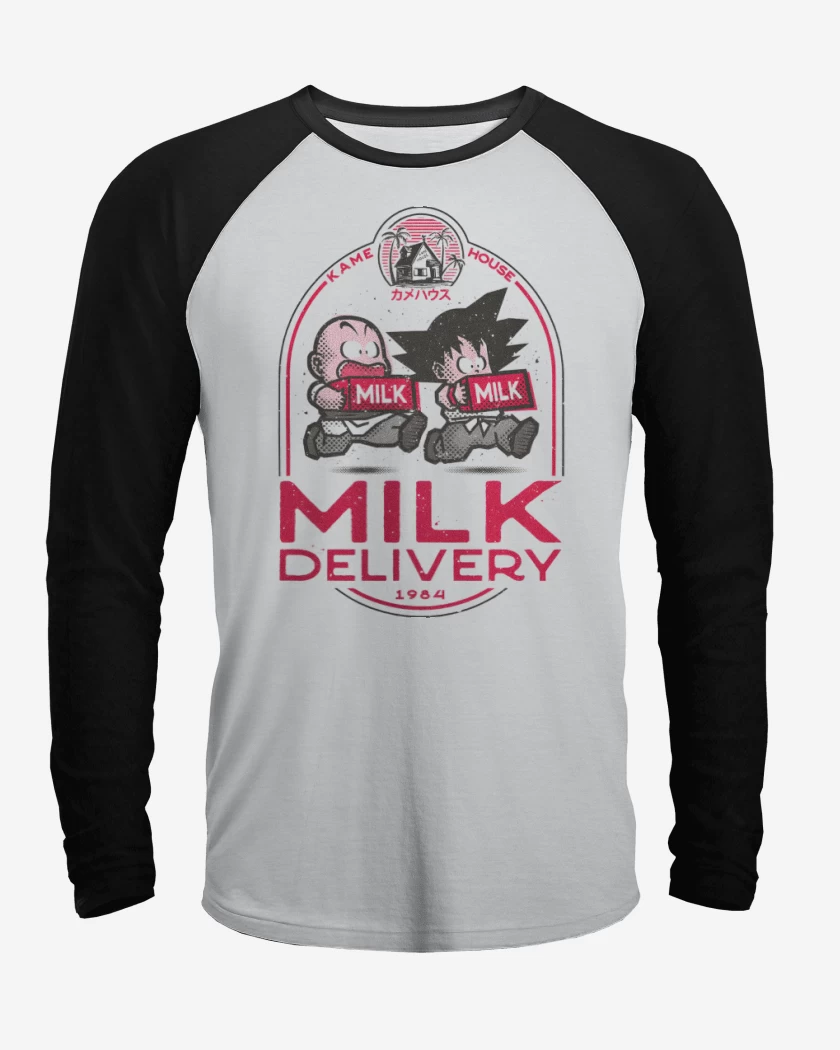 Polera Raglan Delivery Lechero