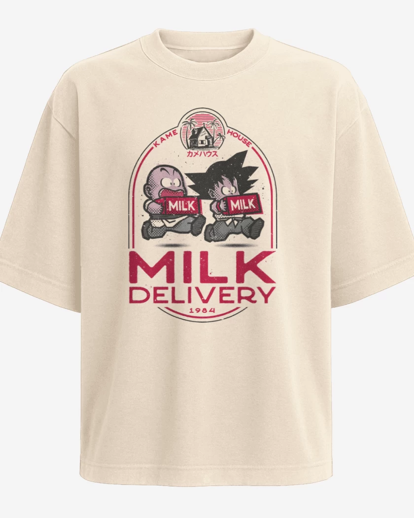 Polera Oversize Delivery Lechero