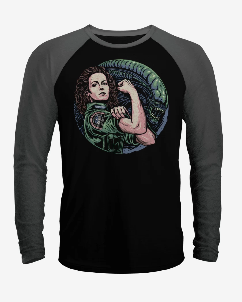 Polera Raglan Alien Force