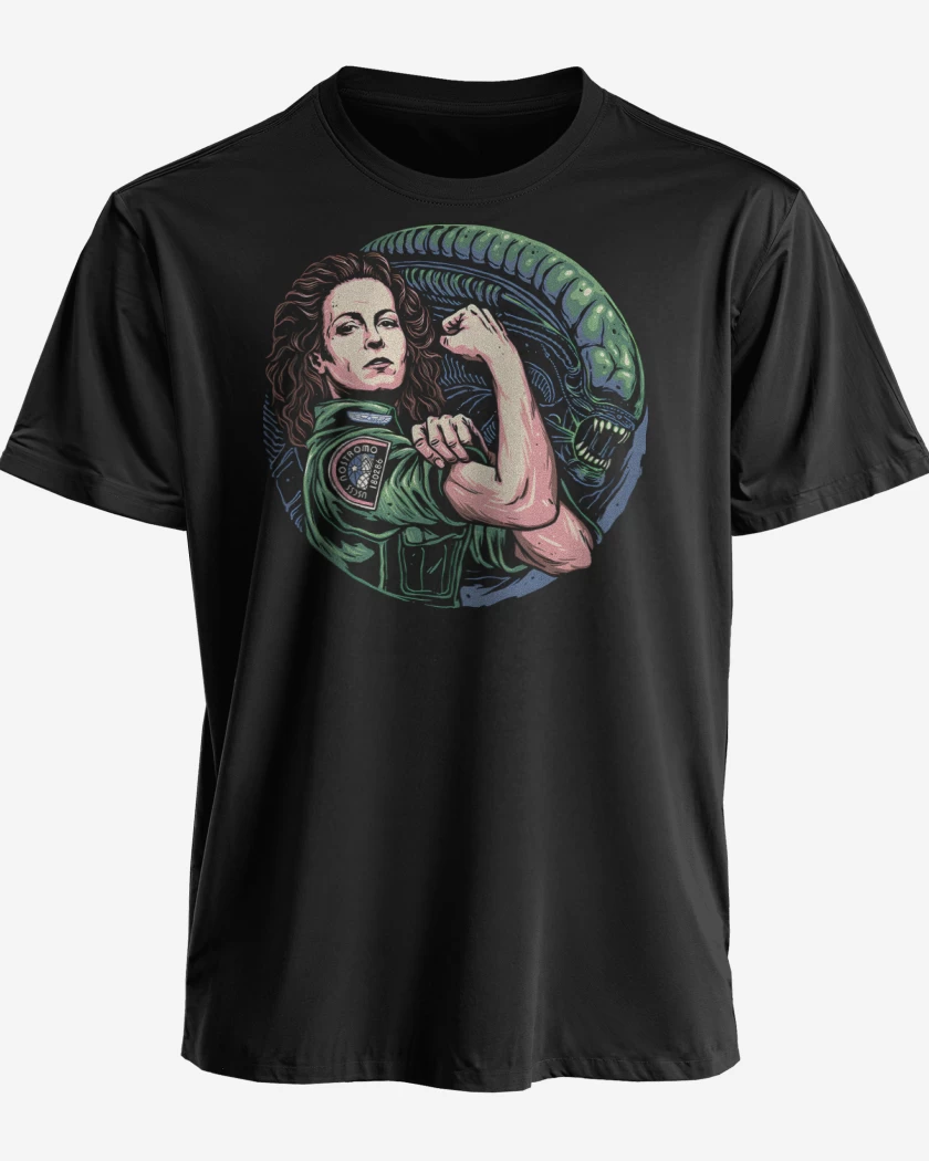 Polera premium Negro de Alien Force