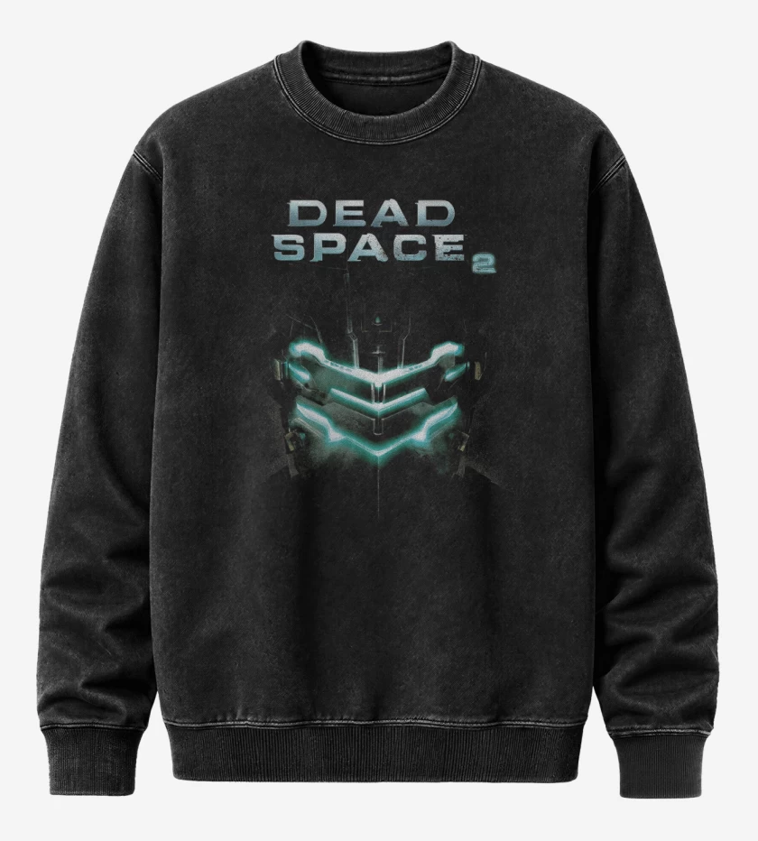 Poleron Polo Acid Wash Negro de Dead Space 2