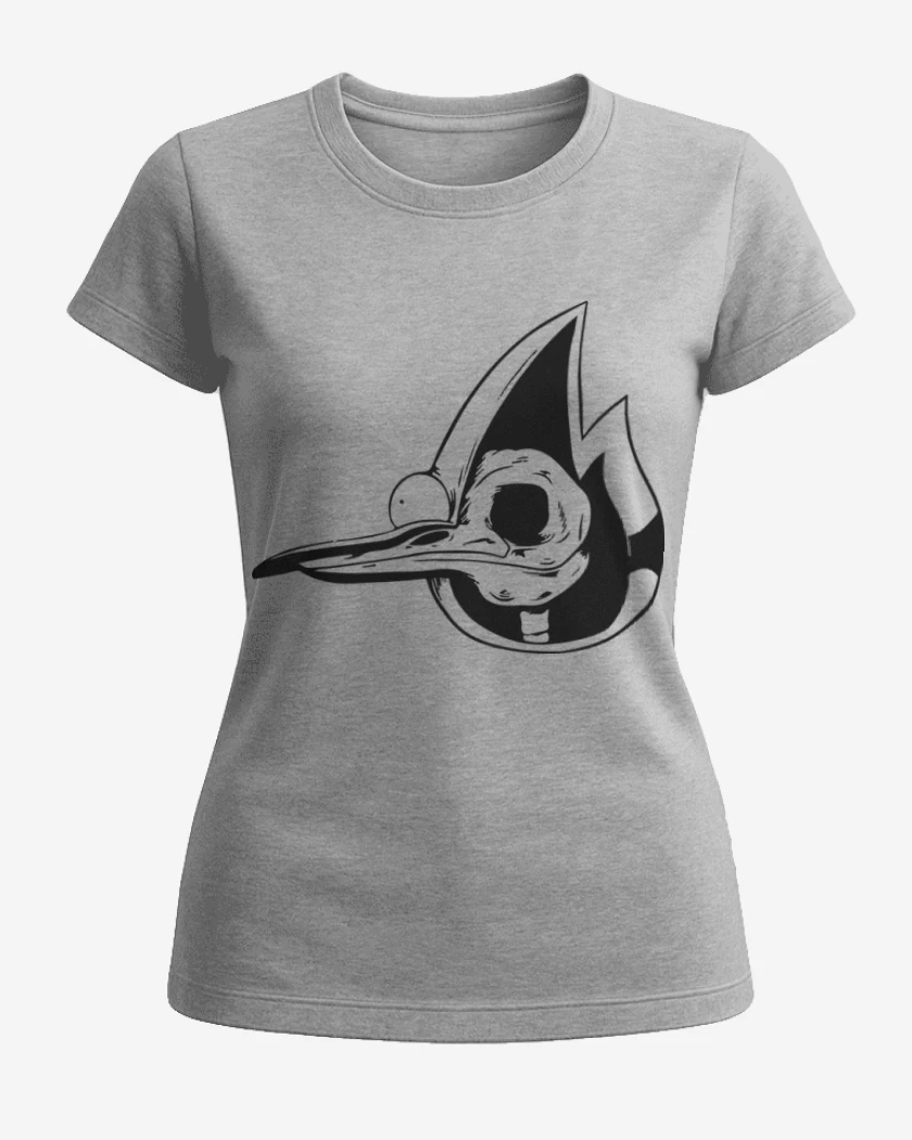Polera de Mujer Gris Melange de Un show mas 1