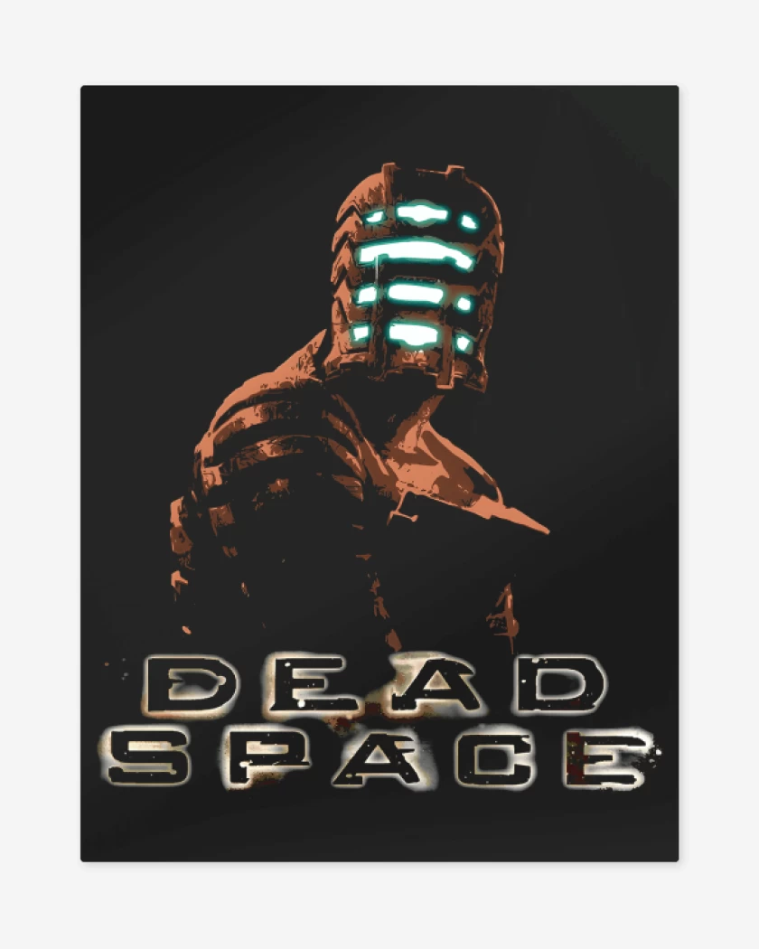 Print metalico Negro de Dead Clarke