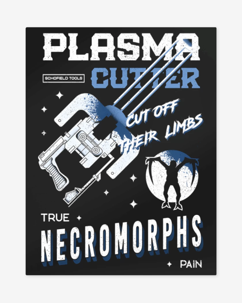 Print metalico Negro de Plasma Cutter