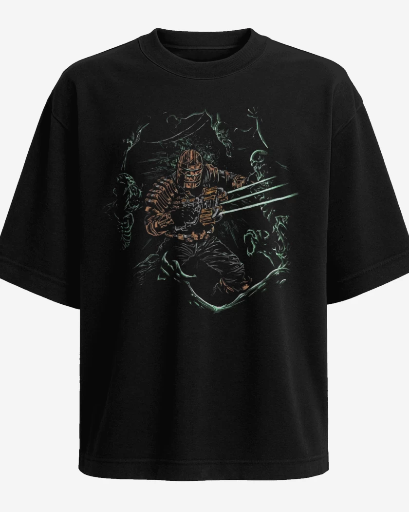 Polera Oversize Asesino de Necromorfos