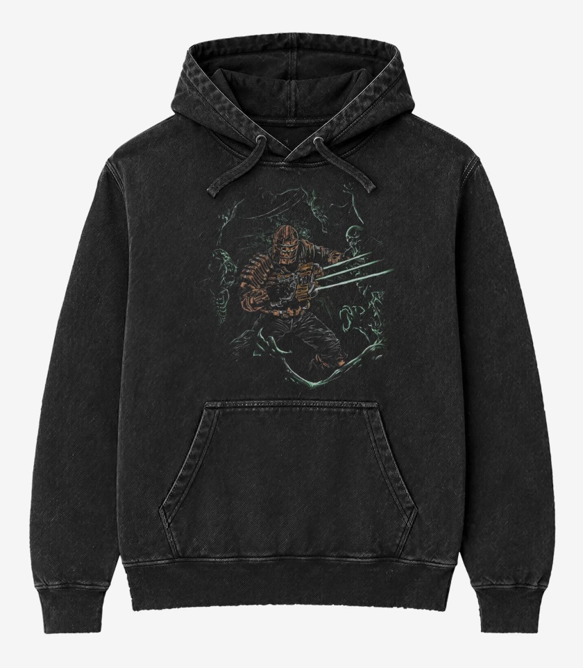Poleron Canguro Acid Wash Asesino de Necromorfos