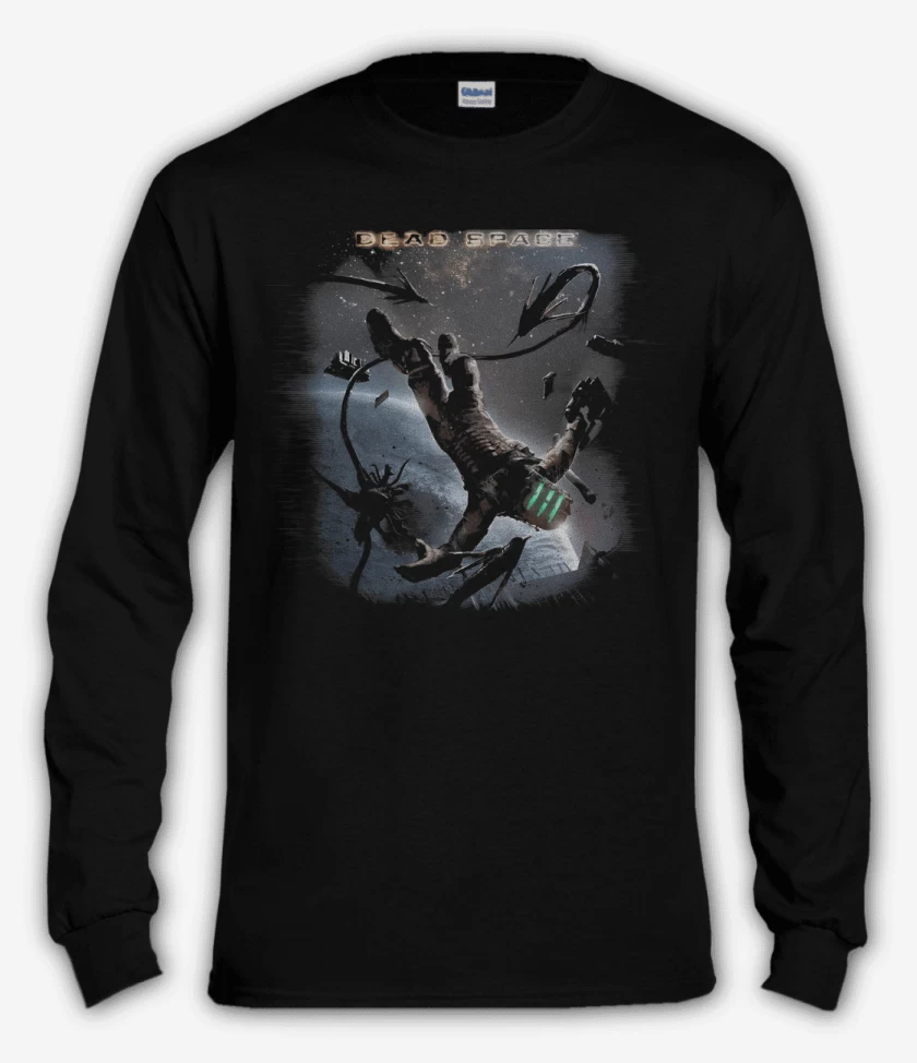 Polera manga larga Negro de Espacio Contaminado