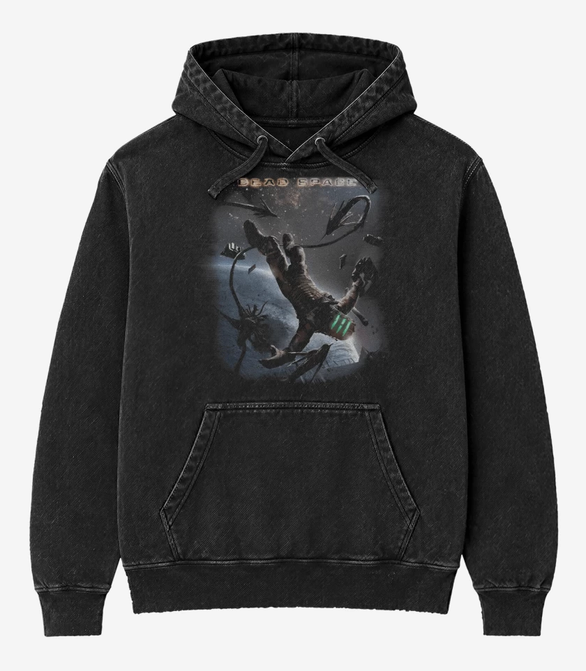 Poleron Canguro Acid Wash Espacio Contaminado