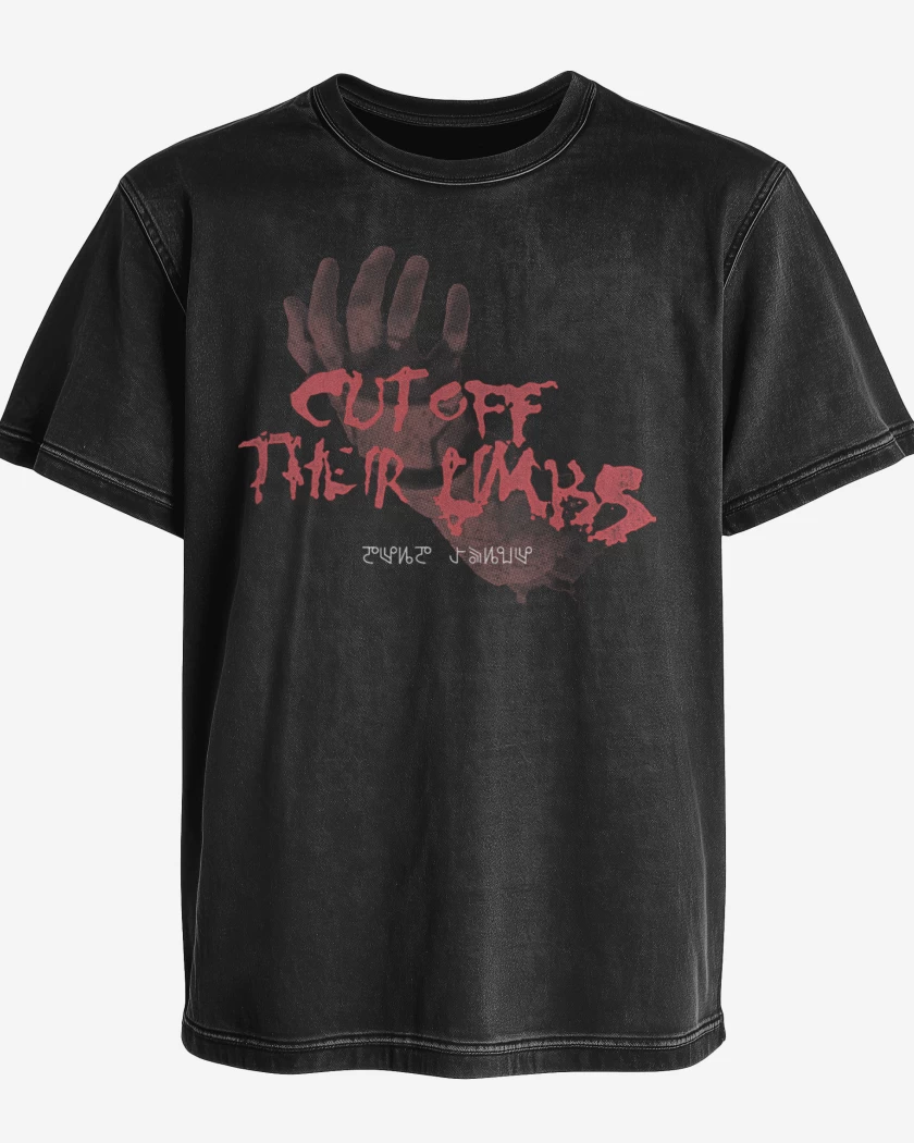 Polera desgastada Cut off their Limbs