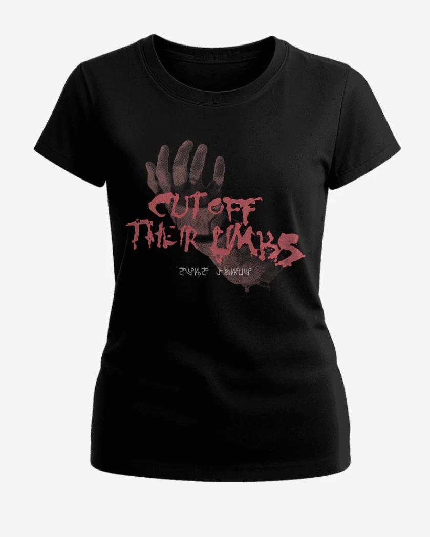 Polera de Mujer Negro de Cut off their Limbs
