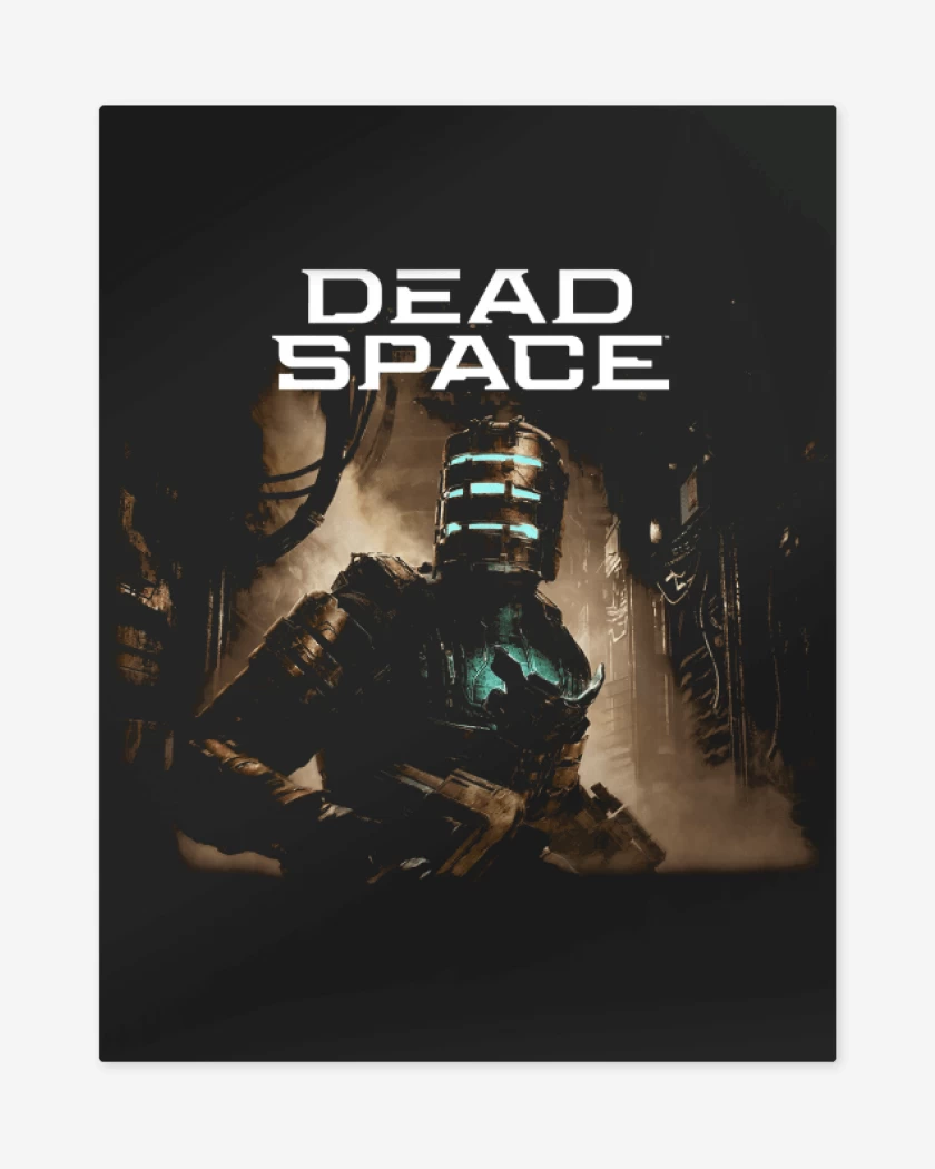 Print metalico Negro de Dead Space 2023