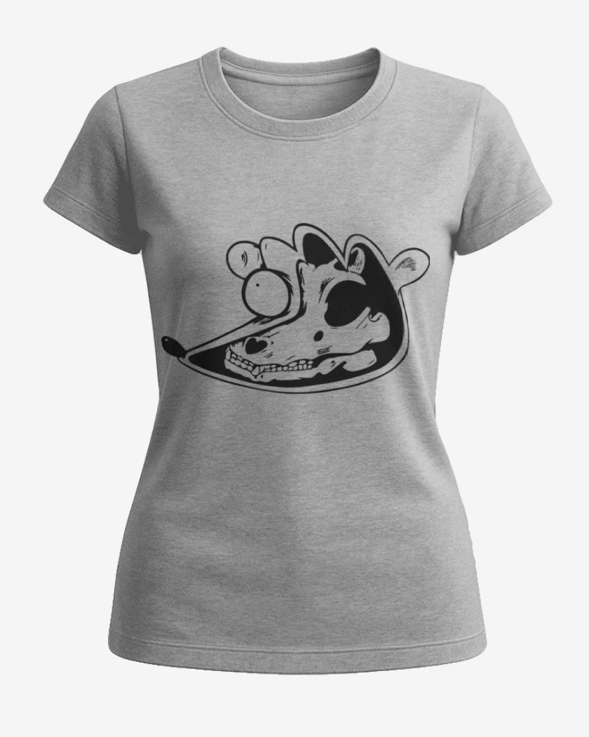 Polera de Mujer Gris Melange de Un show mas 2