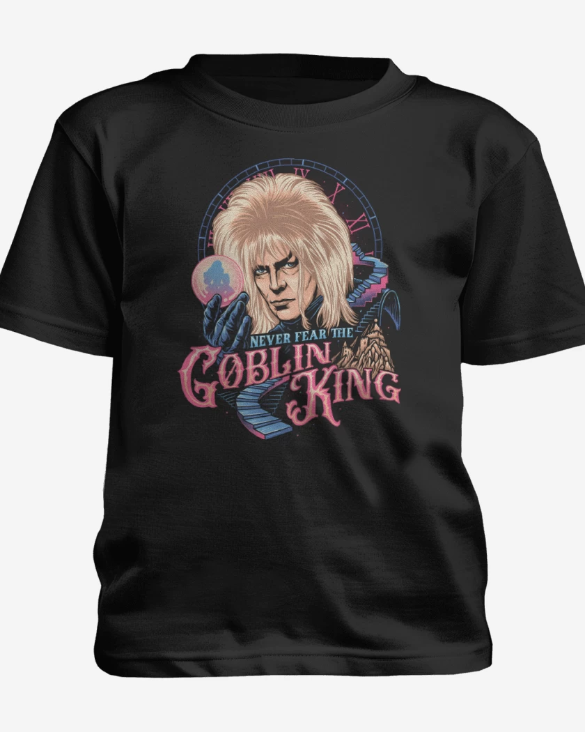 Polera de niño Negro de Rey Goblin