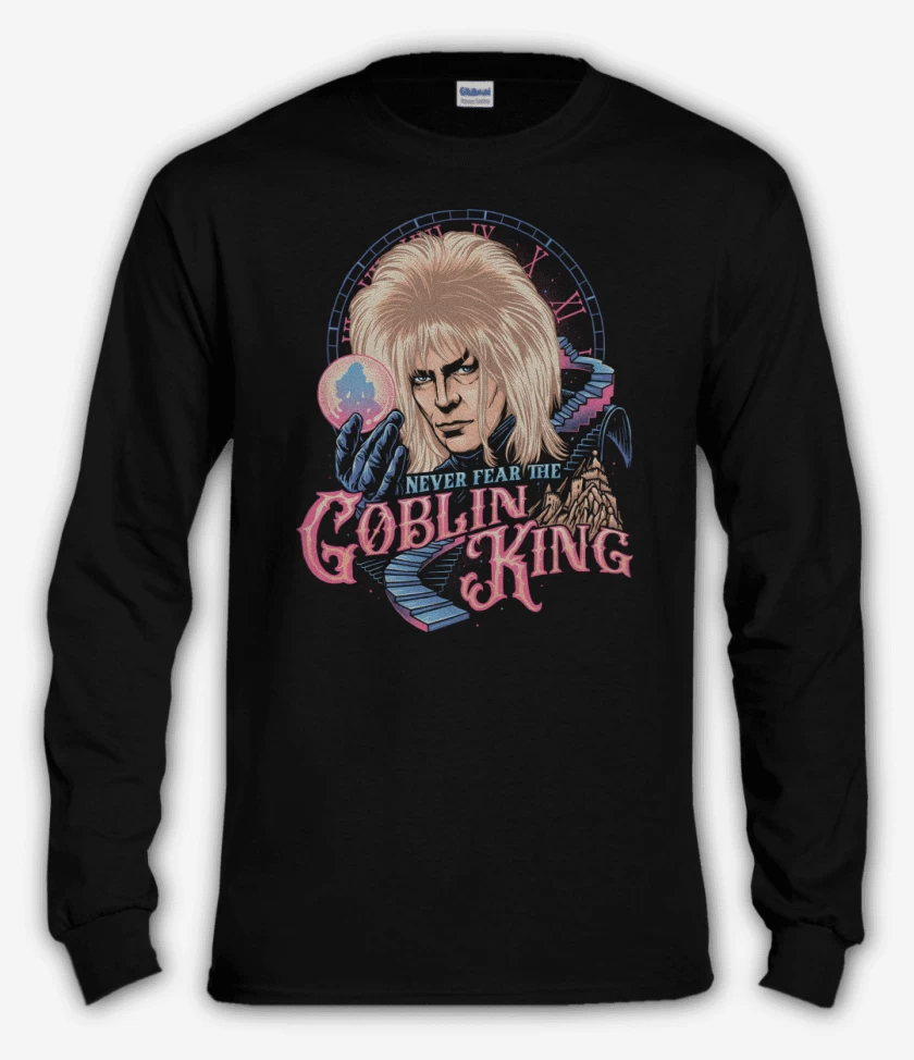 Polera manga larga Negro de Rey Goblin