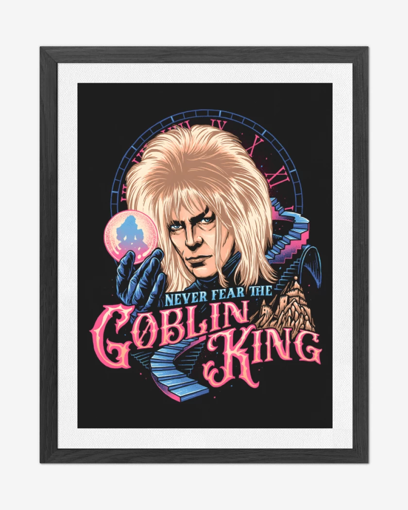 Cuadro decorativo Negro de Rey Goblin
