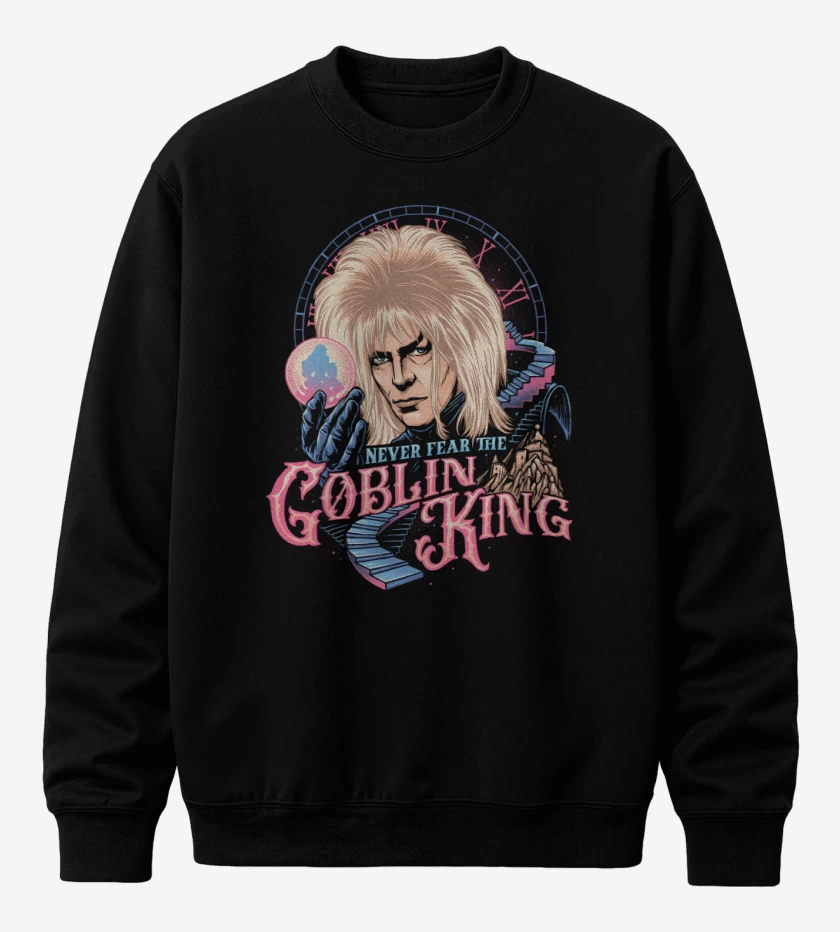 Poleron polo Negro de Rey Goblin