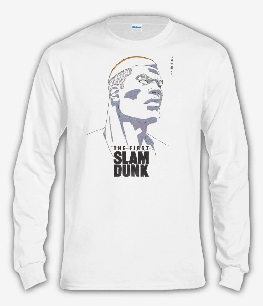 Polera manga larga Blanco de Akagi The First
