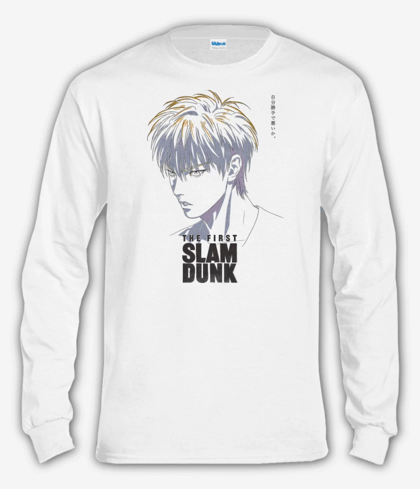 Polera manga larga Blanco de Rukawa The First