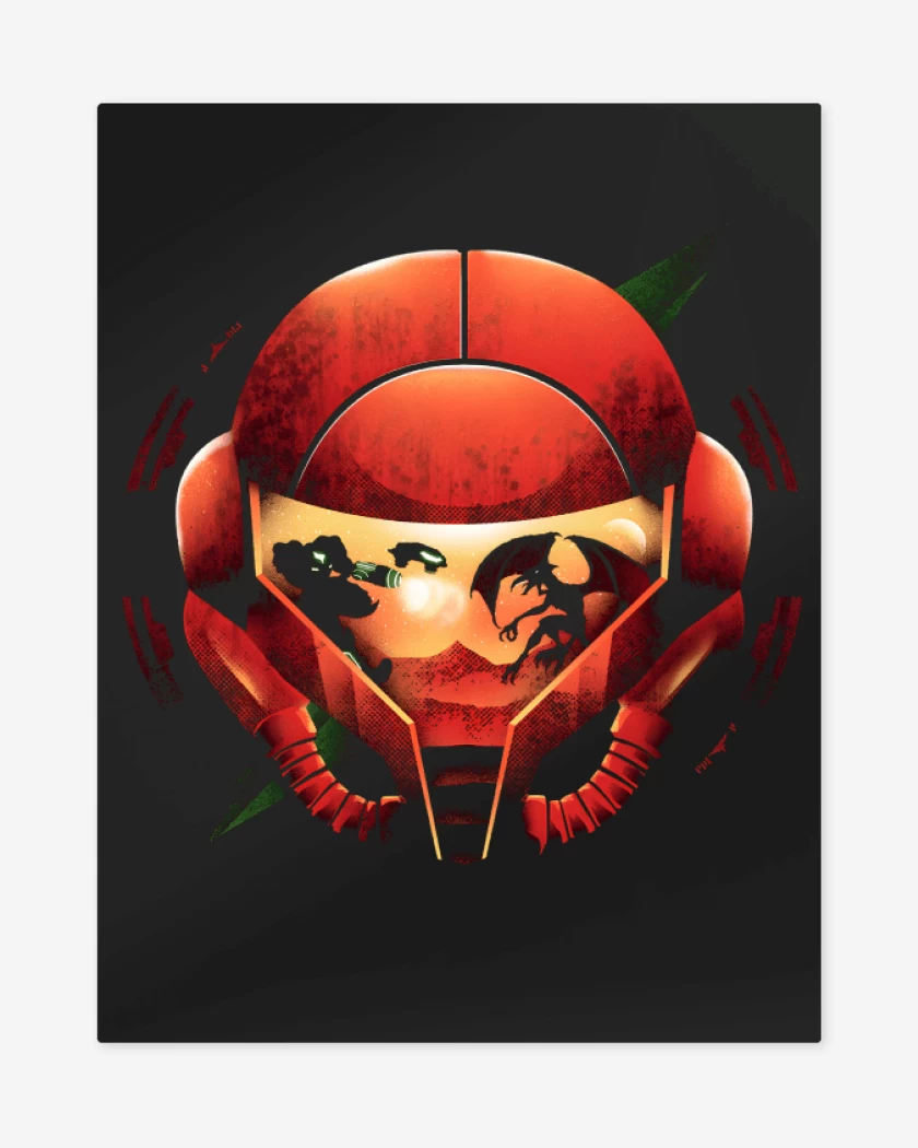 Print metalico Negro de Sunsetroid