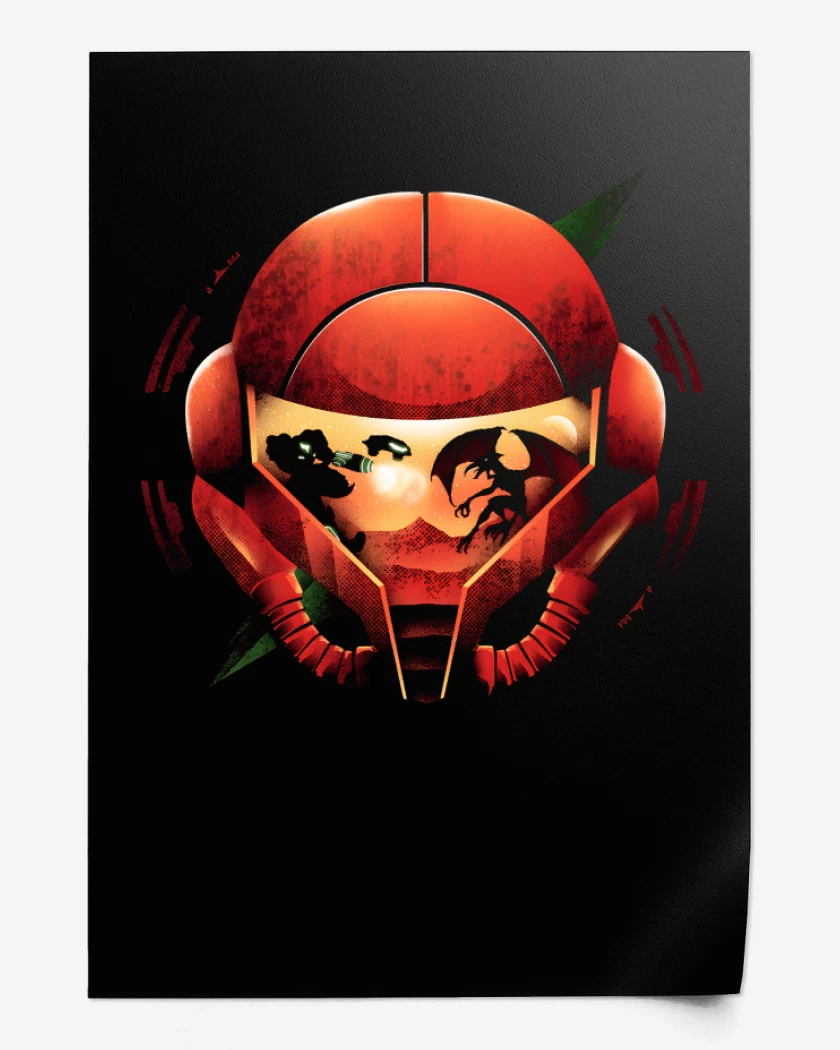 Print Negro de Sunsetroid