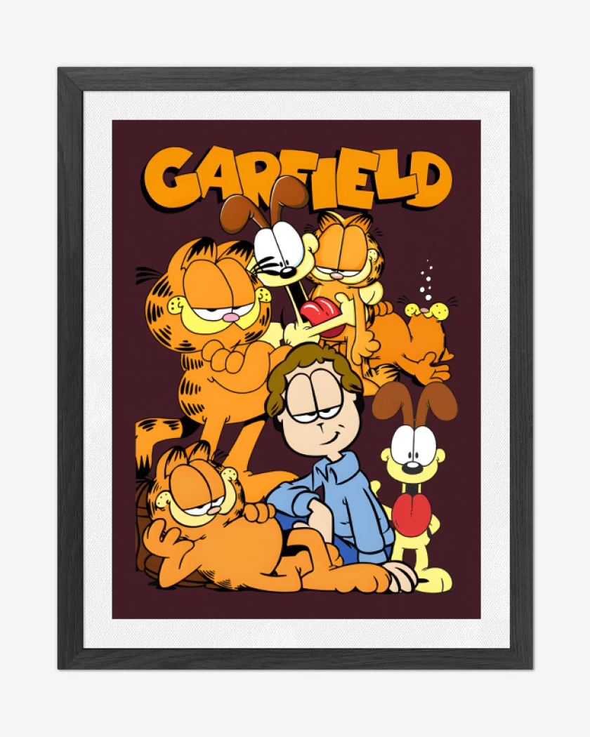 Cuadro decorativo Gardfield y sus Amigos