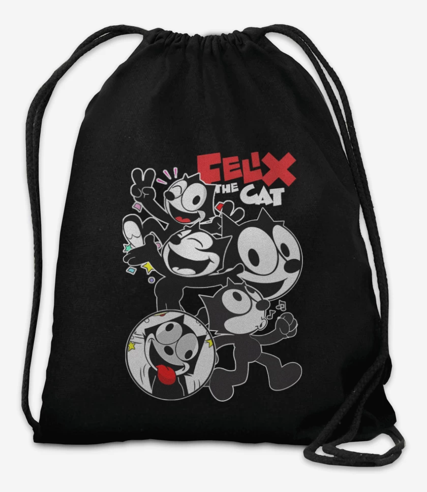 Mochila Negro de Felix el Gato