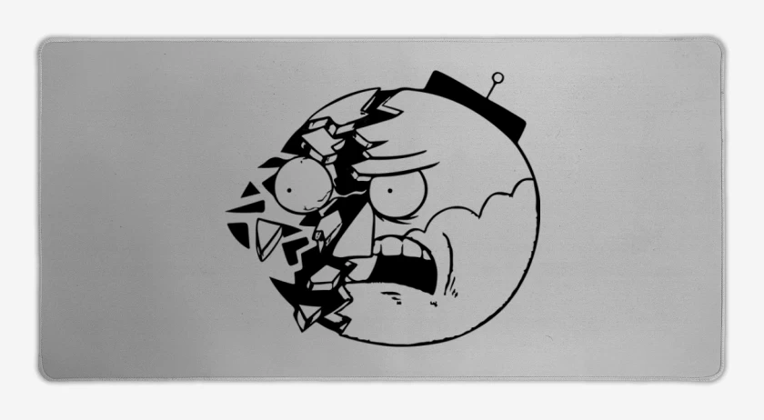 Mouse pad Gamer Gris Melange de Un show mas 3