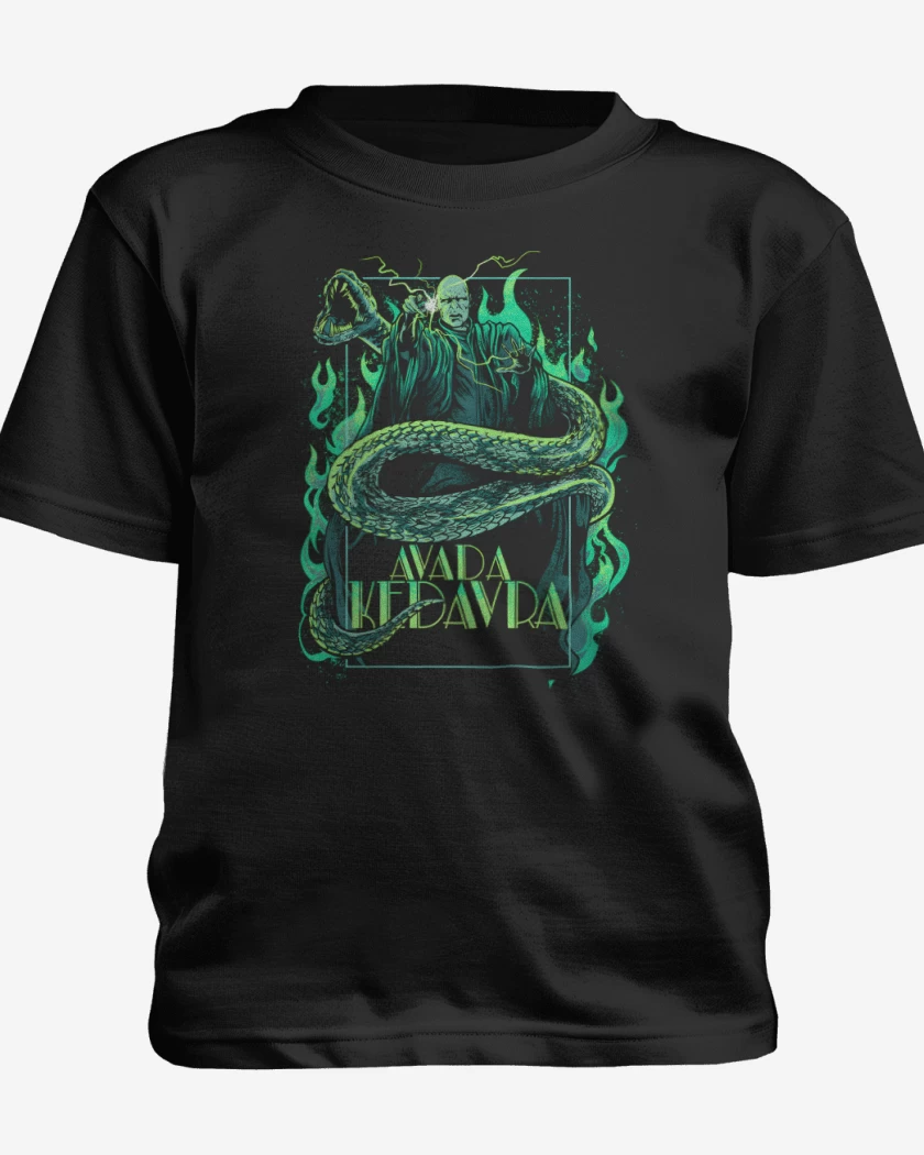 Polera de niño Negro de Avada Kedavra