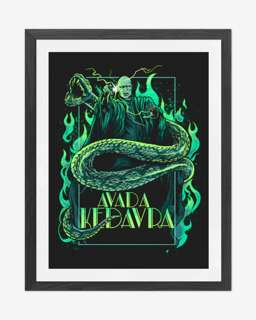 Cuadro decorativo Avada Kedavra