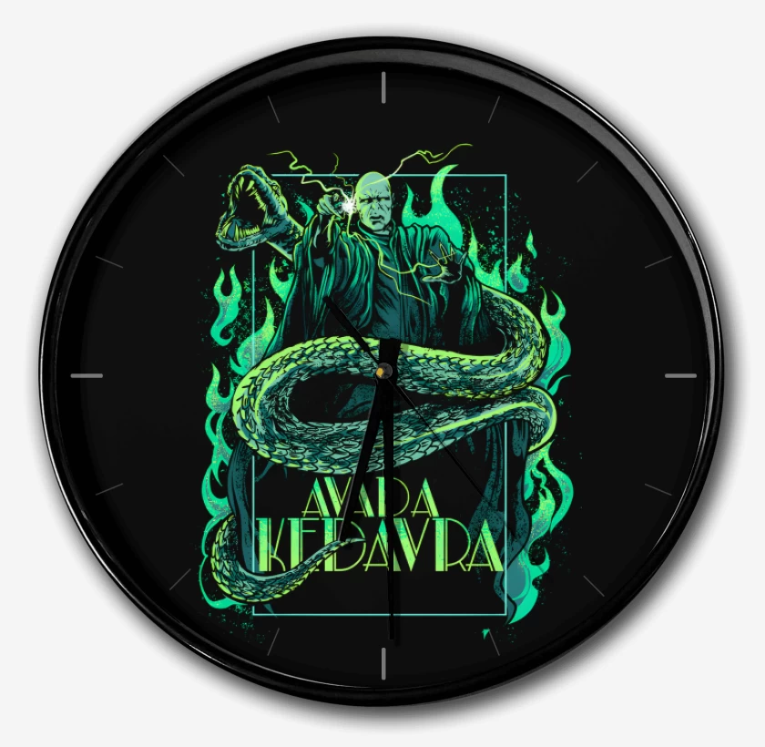 Reloj Negro de Avada Kedavra