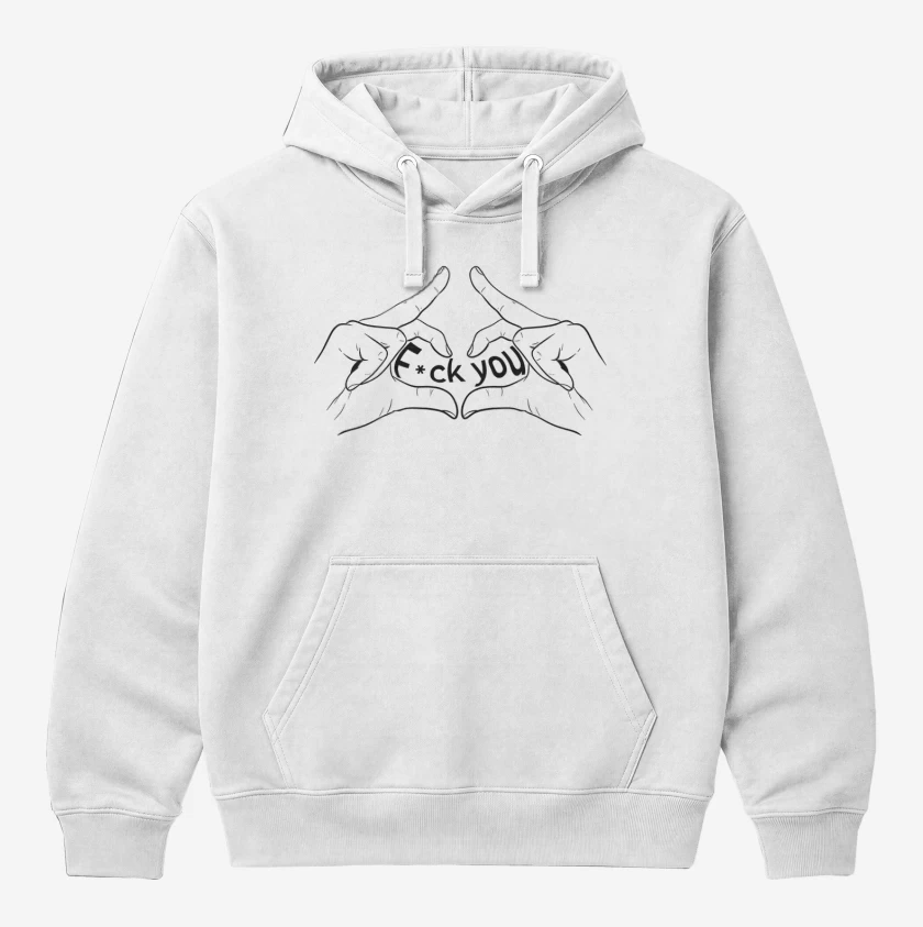 Polerón Canguro Blanco de Con Amor
