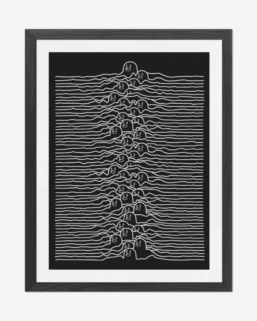 Cuadro decorativo Negro de Digglet Division