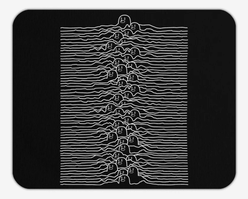 Mousepad Negro de Digglet Division