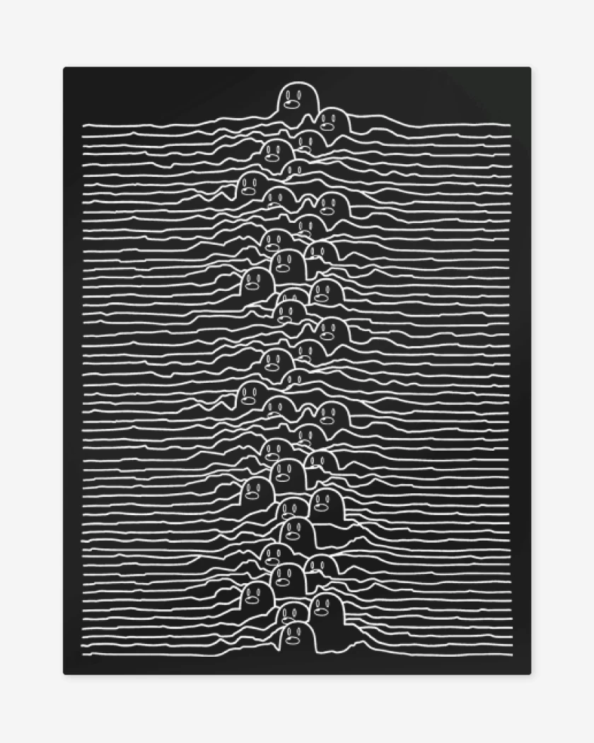 Print metalico Negro de Digglet Division