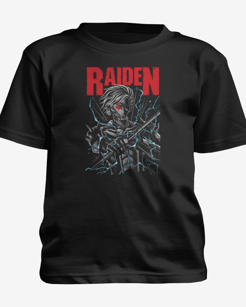 Polera de niño Negro de Raiden