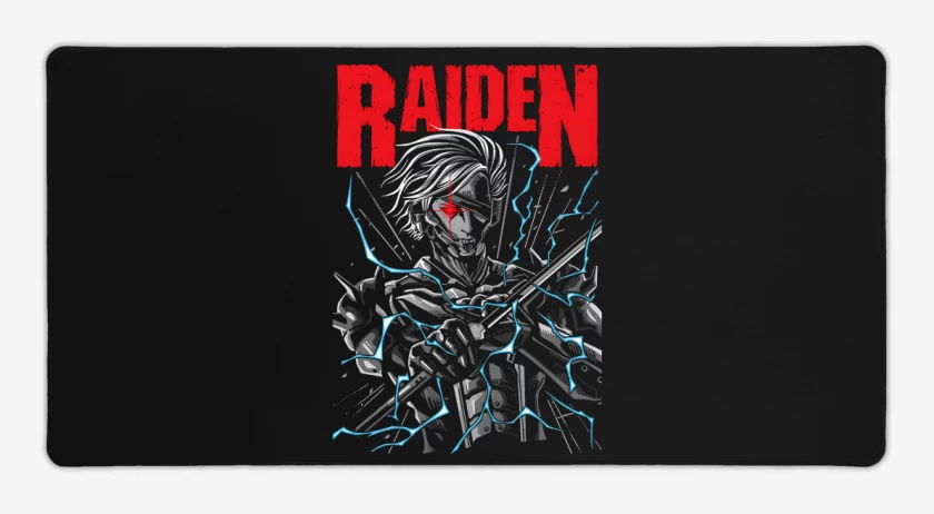 Mouse pad Gamer Negro de Raiden