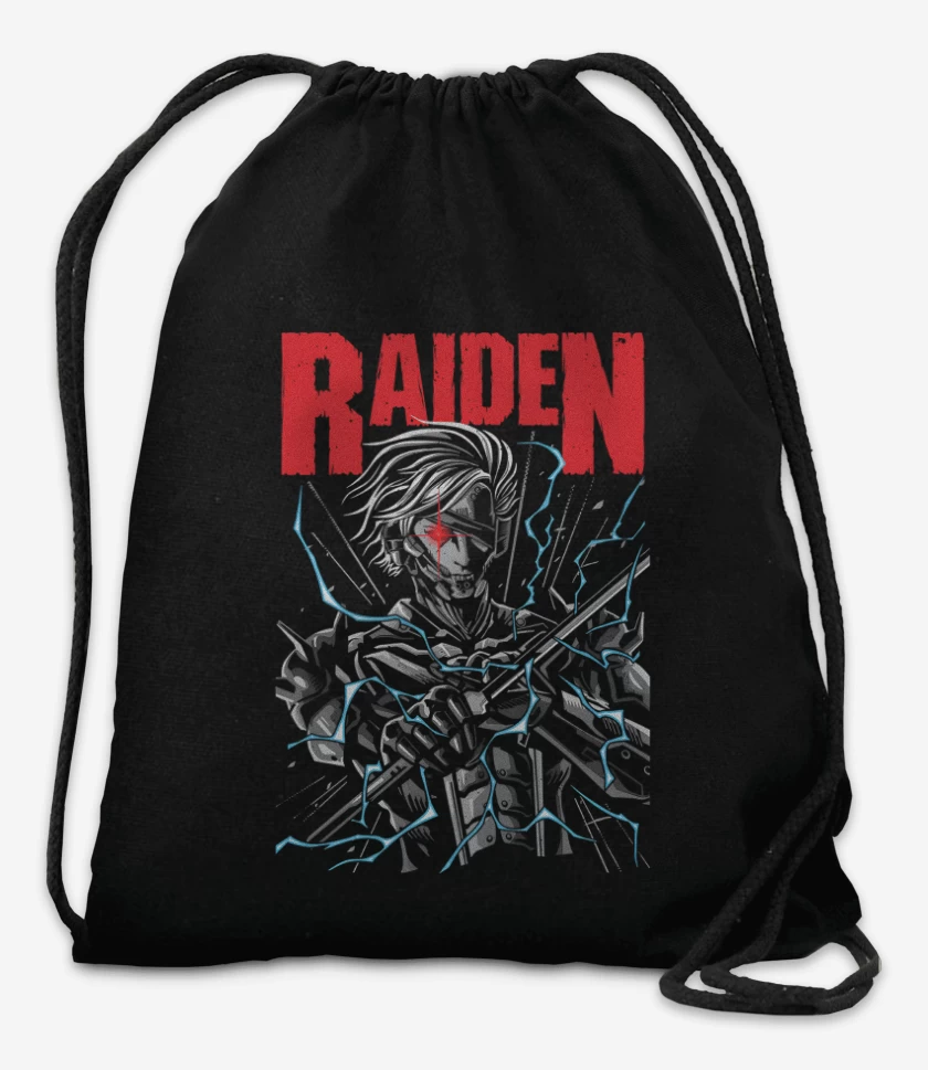 Mochila Negro de Raiden