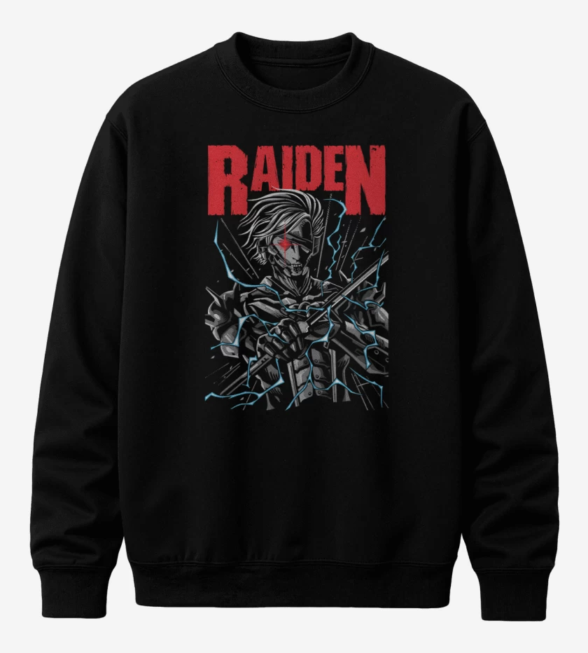 Poleron polo Negro de Raiden