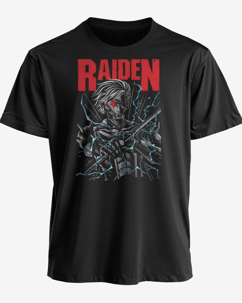 Polera premium Negro de Raiden