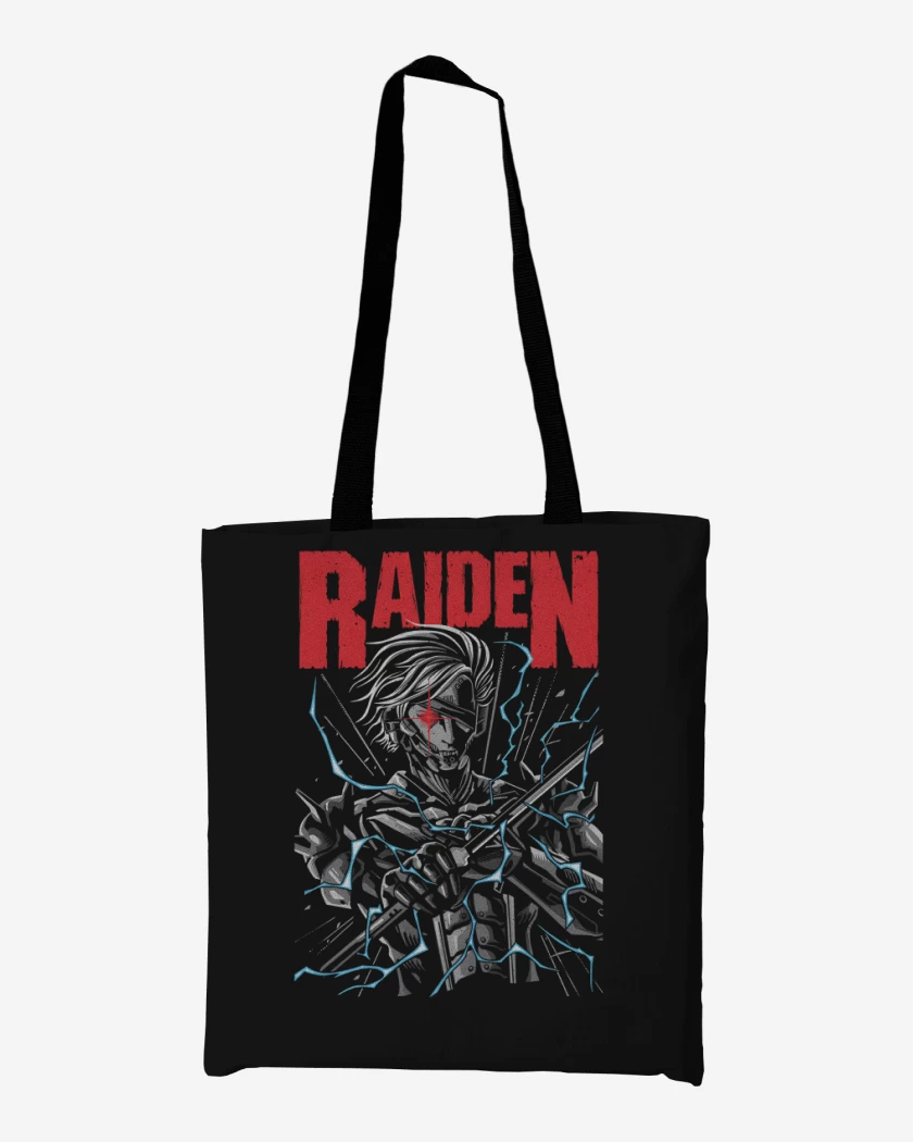 Totebag Negro de Raiden