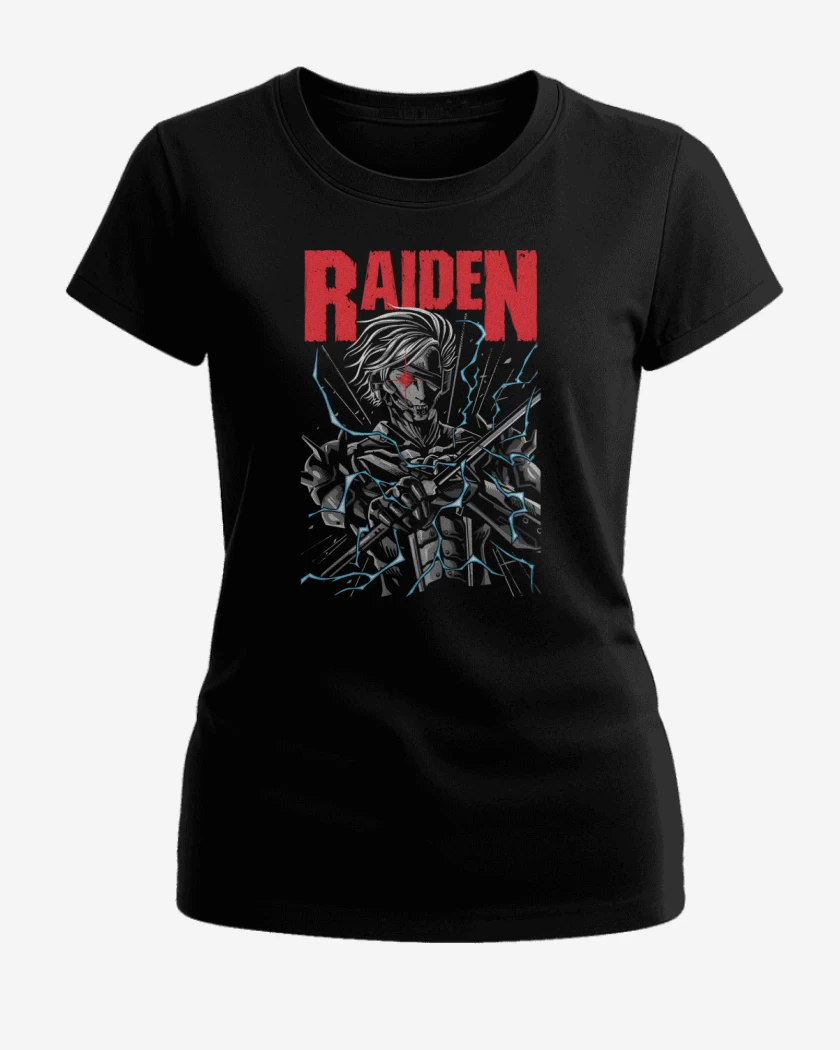 Polera de Mujer Negro de Raiden