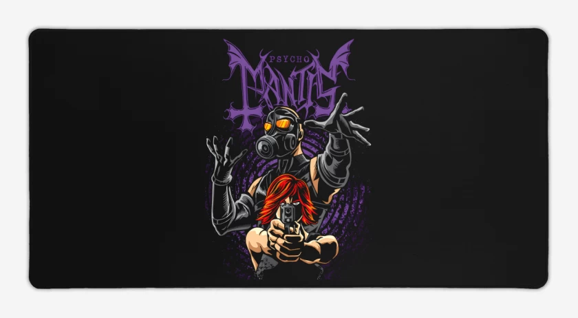 Mouse pad Gamer Negro de Psycho Mayhem