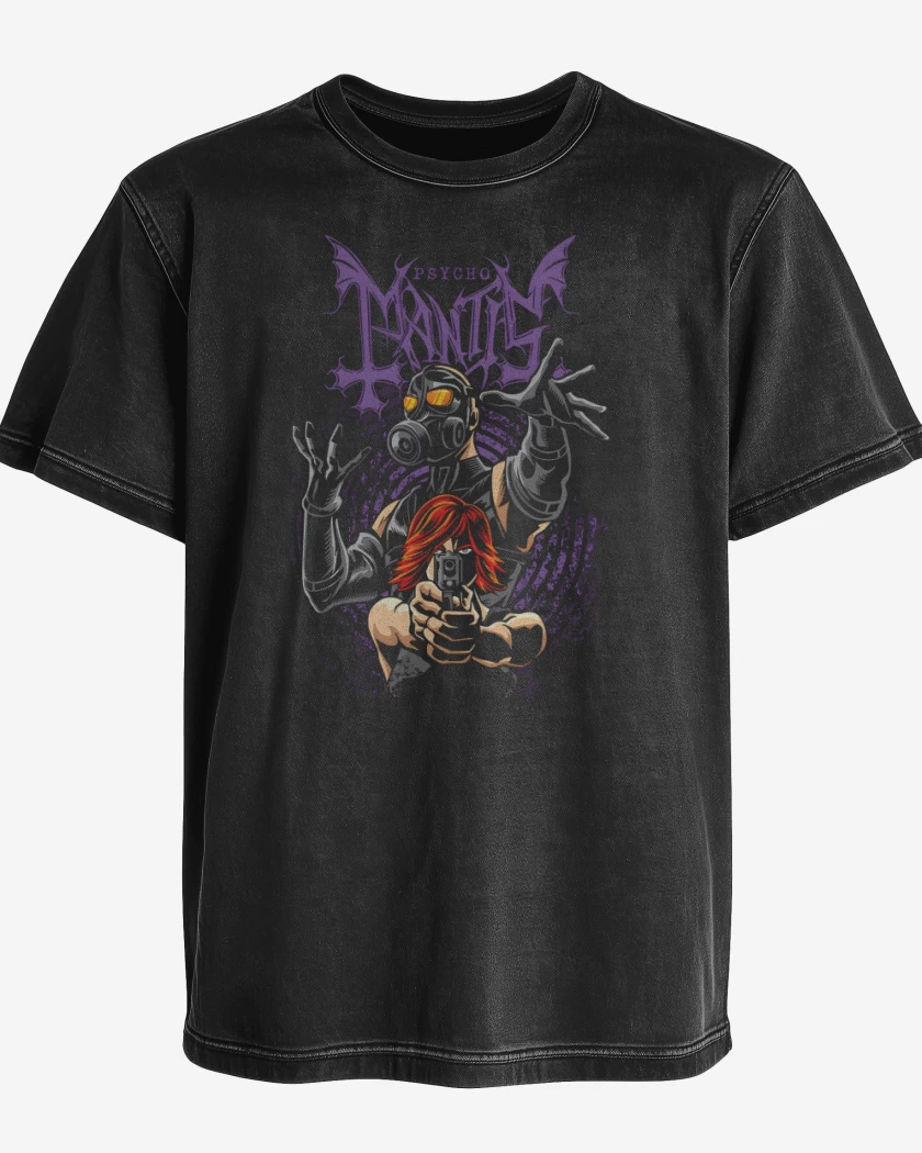Polera desgastada Psycho Mayhem