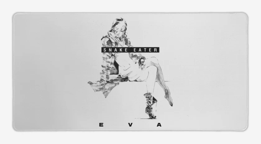 Mouse pad Gamer Blanco de Eva Snake Eater