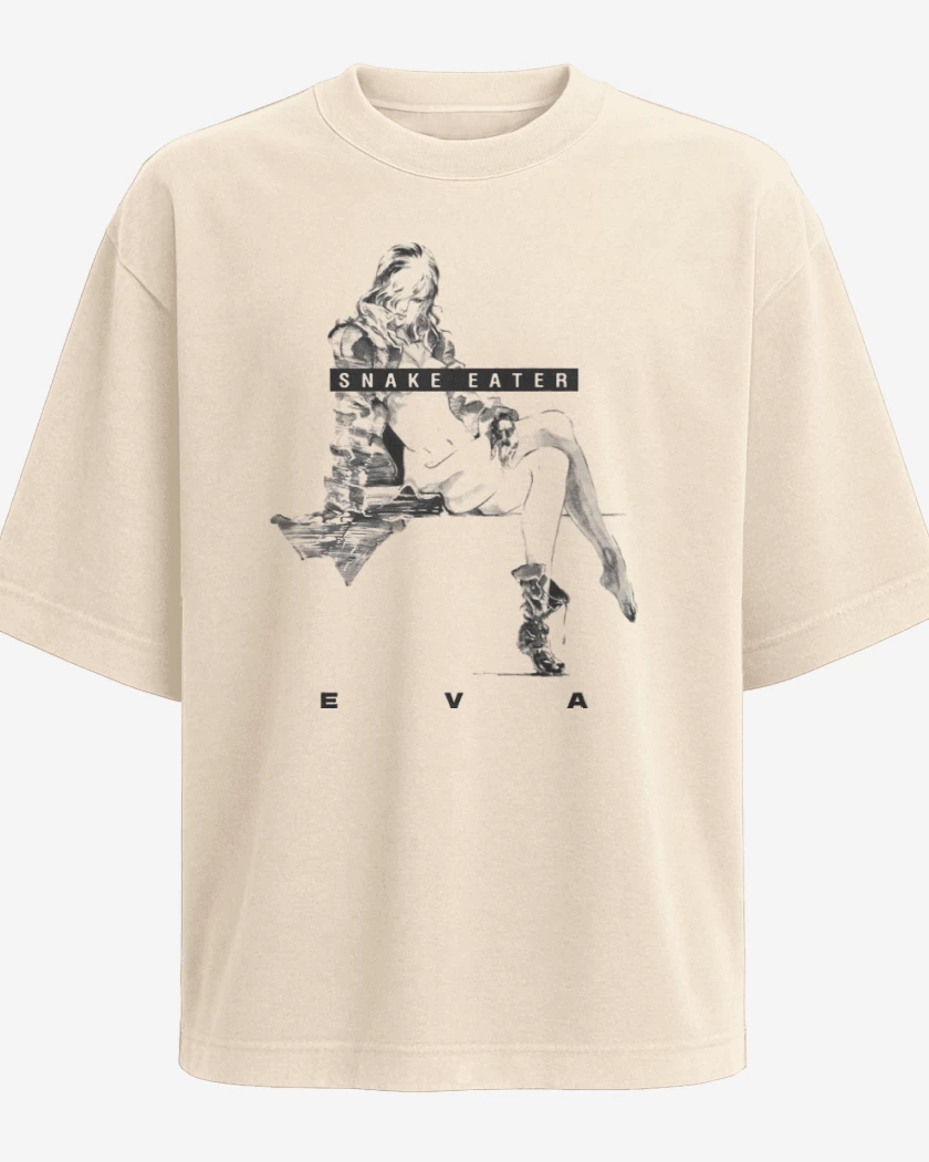 Polera Oversize Beige de Eva Snake Eater