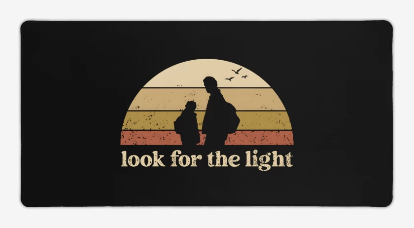 Mouse pad Gamer Look For The Light Retro