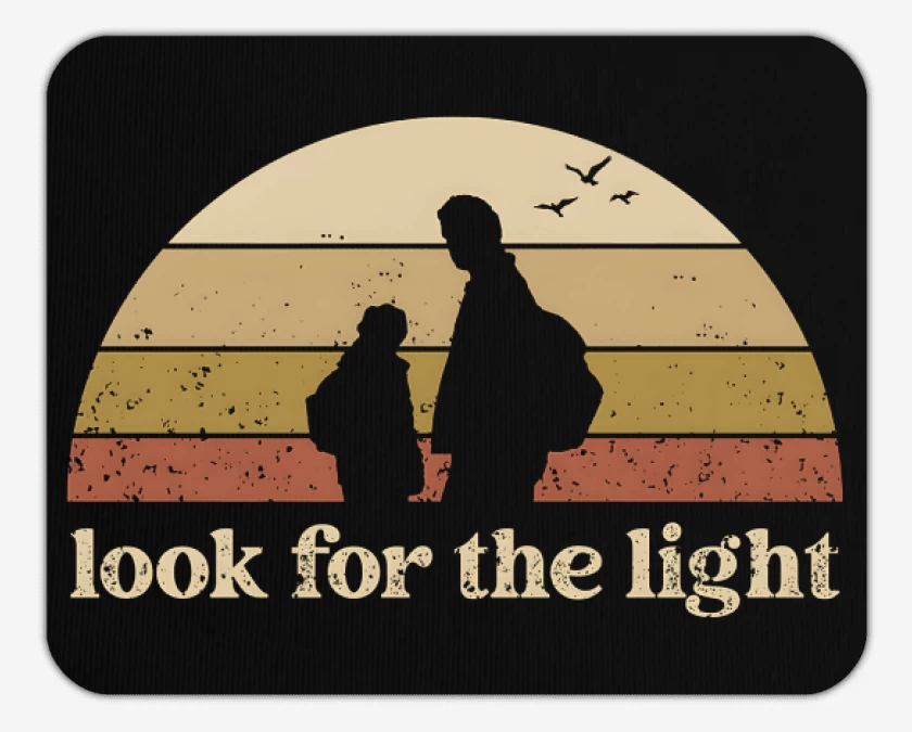 Mousepad Look For The Light Retro