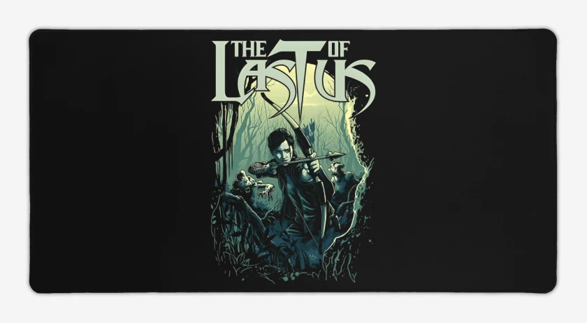 Mouse pad Gamer Negro de Clicker Hunter