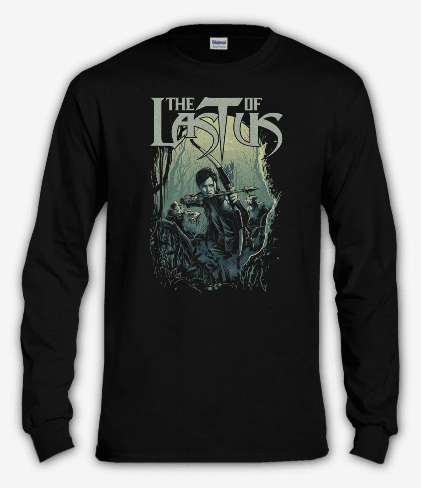 Polera manga larga Negro de Clicker Hunter